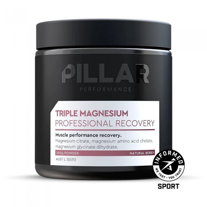[해외]PILLAR PERFORMANCE 말린 씨앗 Triple Magnesium 프로fessional Recovery 200g 6140753949