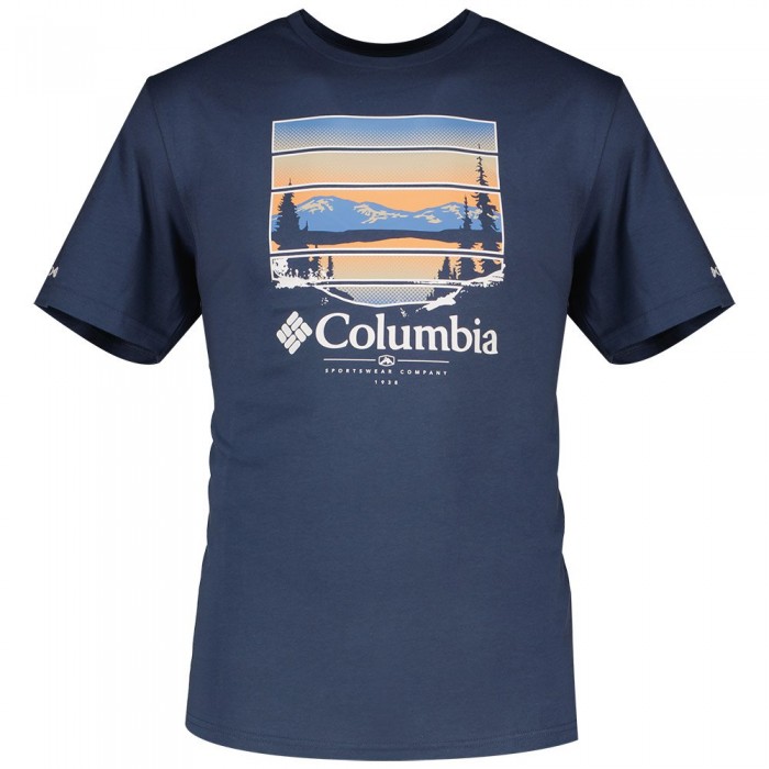 [해외]컬럼비아 반소매 티셔츠 Path Lake™ II 4140574842 Dark Mountain / Colorful Vista