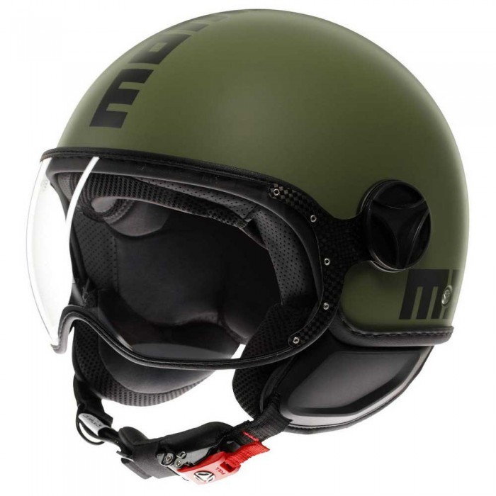 [해외]모모디자인 FGTR Classic 오픈 페이스 헬멧 9140653507 Mono Matt Military Green / Black