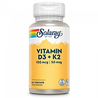 [해외]SOLARAY 비타민 D3+K2 (MK7) 60 단위 7138063272