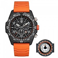 [해외]루미녹스 스트랩 Bear Grylls Survival Master 3740 Series 7137435950 Black / NBR Orange