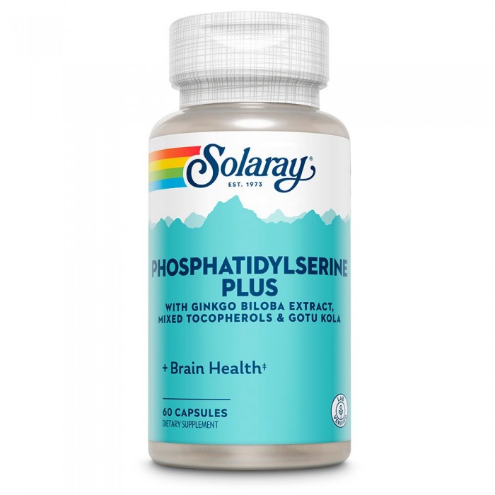 [해외]SOLARAY 포스파티딜세린 Plus 60 단위 7138063599