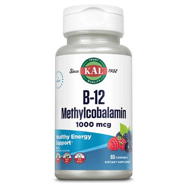 [해외]KAL 비타민 Methylcobalamin 1000mcg 60 정제 7140178348