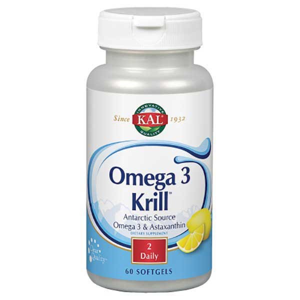 [해외]KAL 필수지방산 Omega 3 Krill 500mg 60 소프트젤 7140178354
