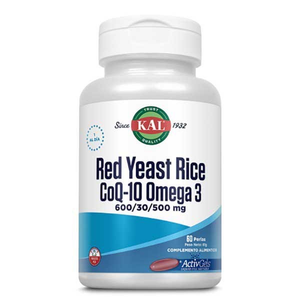 [해외]KAL 심혈관 지원 Red Yeast Rice CoQ-10 Omega 3 60 소프트젤 7140178358