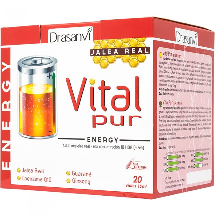 [해외]DRASANVI 약병 Vitalpur Energy 20x15ml 7140331320 Multicolour
