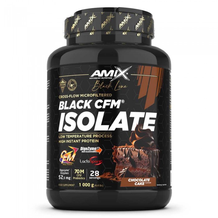 [해외]AMIX 단백질 초콜릿 케이크 Black CFM Isolate 1kg 7140602652