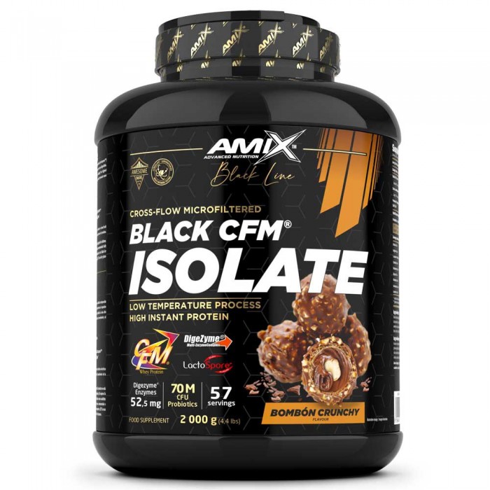 [해외]AMIX 프로틴 봉봉 크런치 Black CFM Isolate 2kg 7140602656