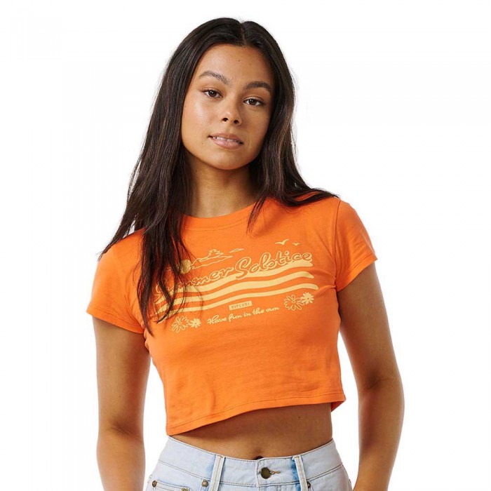 [해외]립컬 반소매 티셔츠 썸머 Solstice 14140731420 Bright Orange