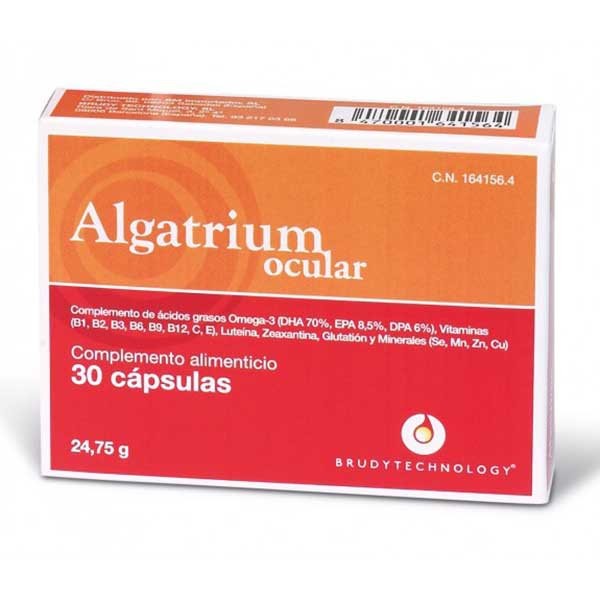 [해외]SPECCHIASSOL 종합 비타민 및 미네랄 Algatrium Ocular 280mg DHA 30 소프트젤 3140178404