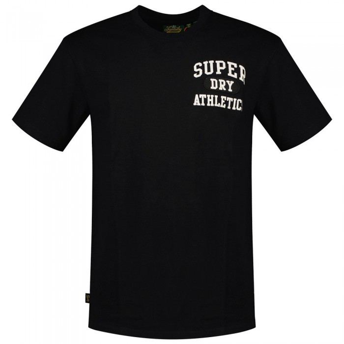 [해외]슈퍼드라이 반소매 티셔츠 Embroidered Superstate Ath 로고 140588024 Black