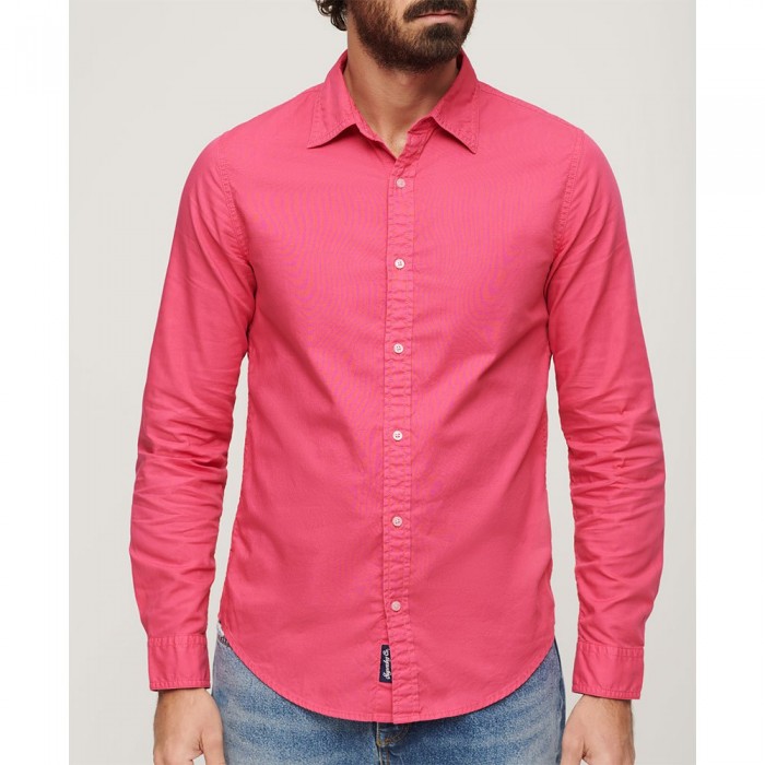 [해외]슈퍼드라이 반소매 티셔츠 Overdyed Cotton 140775341 Punk Pink