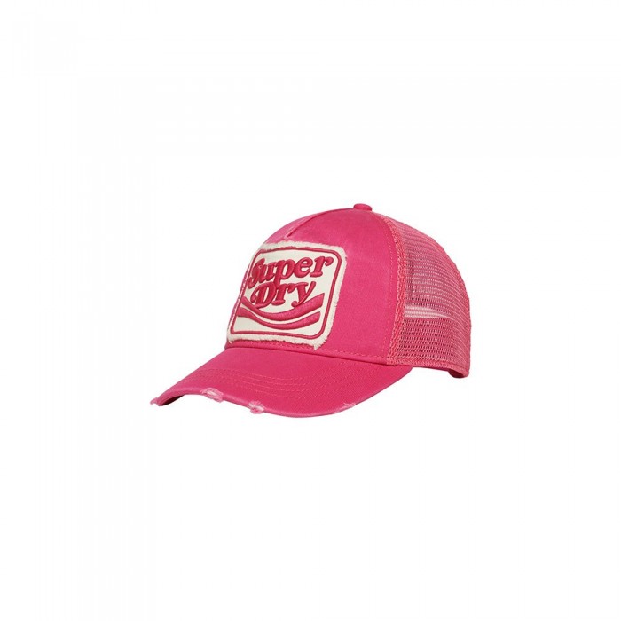 [해외]슈퍼드라이 캡 Fluro Mesh Trucker 140775284 Fluro Pink