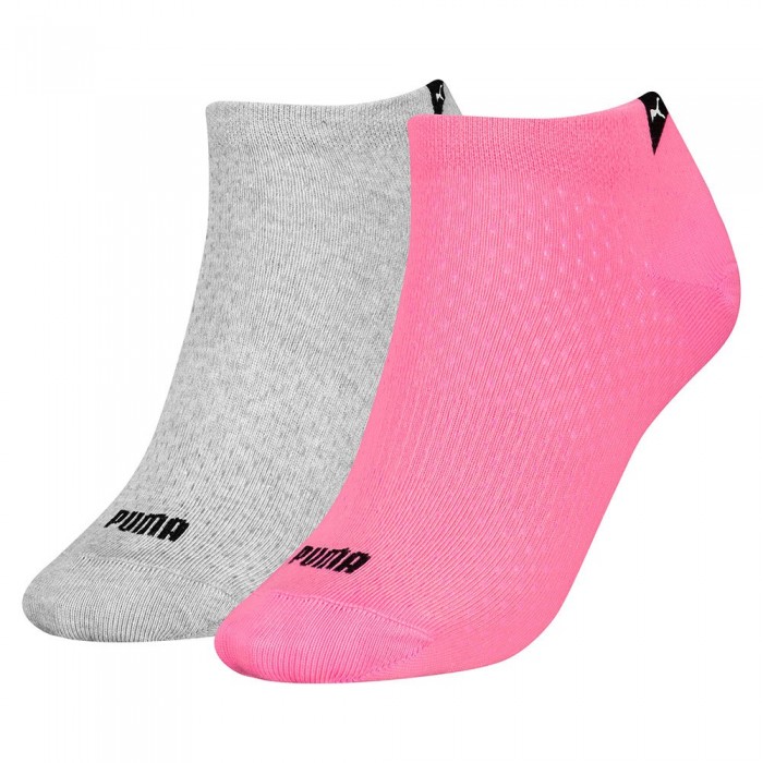 [해외]푸마 양말 Mesh Sneaker 2 단위 140626768 Pink / Grey M?lange Combo