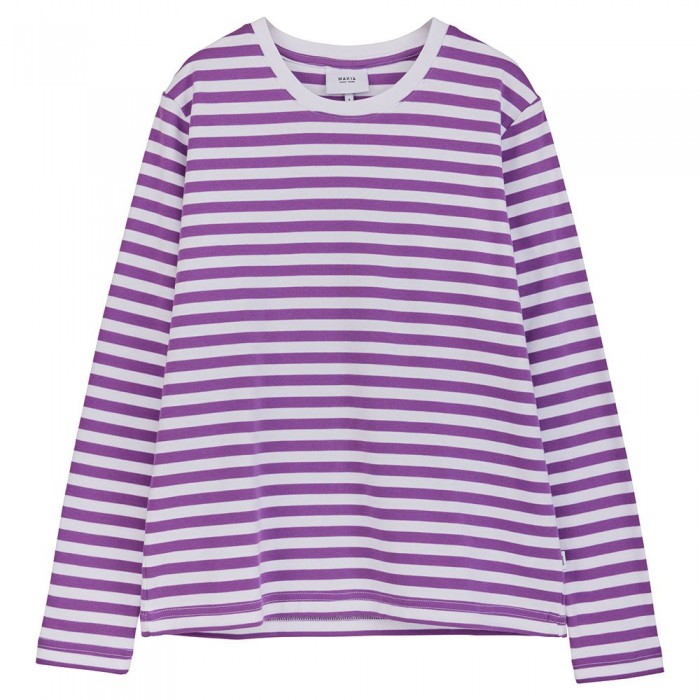 [해외]MAKIA Verkstad 긴팔 티셔츠 140790986 Purple-White