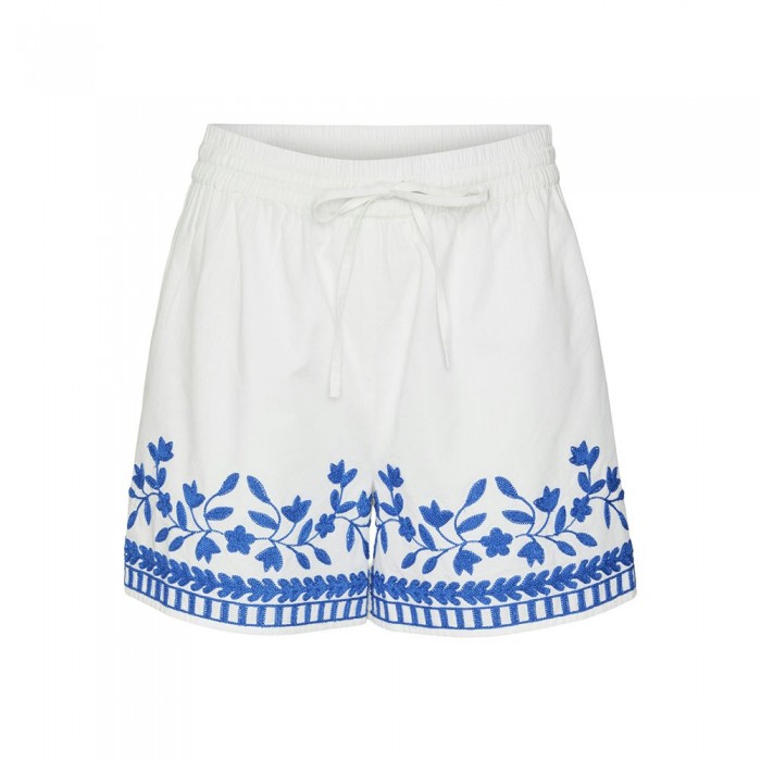 [해외]베로모다 Vacation 반바지 140858839 Bright White / Detail Blue Embroidery