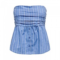 [해외]ONLY Esie Life 민소매 티셔츠 140871363 Blue Bonnet / Stripes Esie Stripe