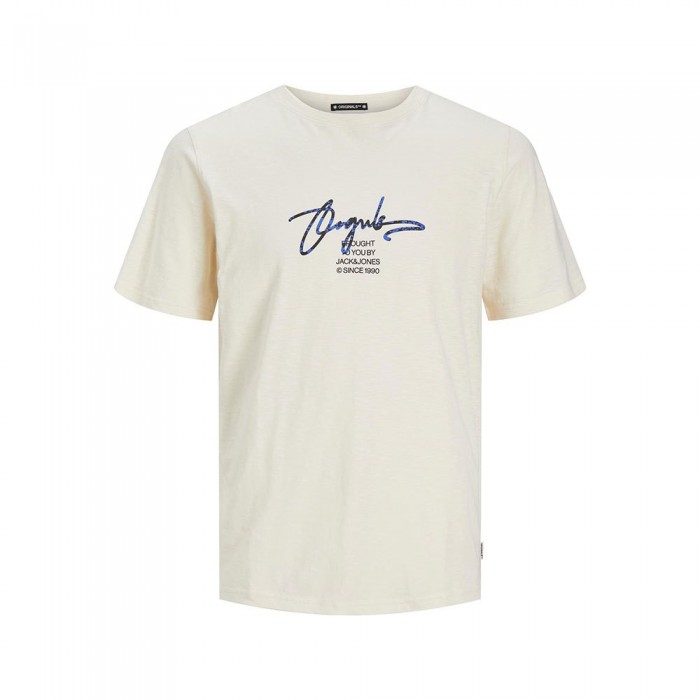 [해외]잭앤존스 Aruba Branding 반팔 티셔츠 140437866 Buttercream