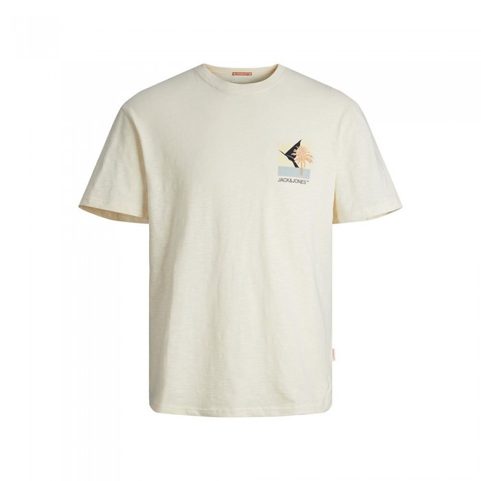 [해외]잭앤존스 Aruba Chest Emb 반팔 티셔츠 140437870 Buttercream