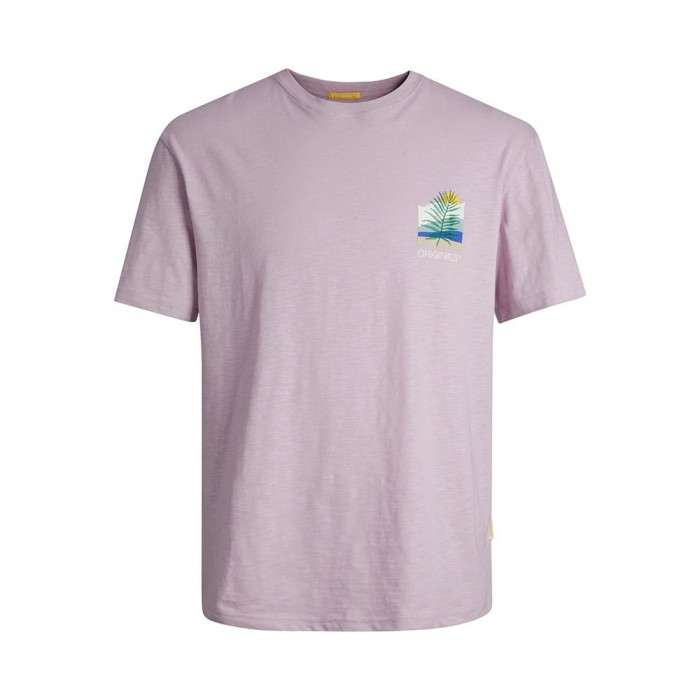 [해외]잭앤존스 Aruba Chest Emb 반팔 티셔츠 140437871 Lavender Frost