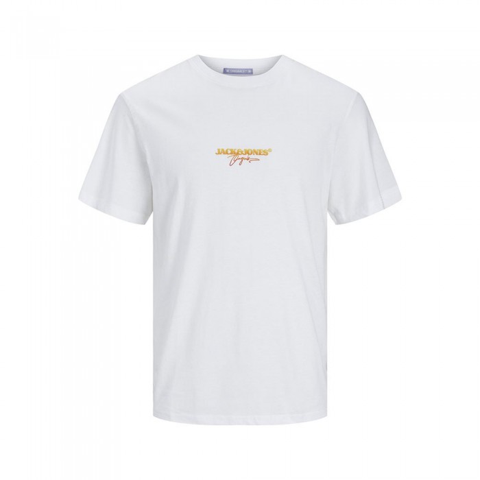 [해외]잭앤존스 Aruba Puff Branding 반팔 티셔츠 140437887 Bright White