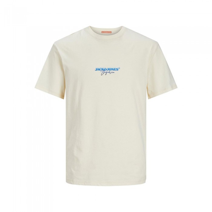 [해외]잭앤존스 Aruba Puff Branding 반팔 티셔츠 140437888 Buttercream