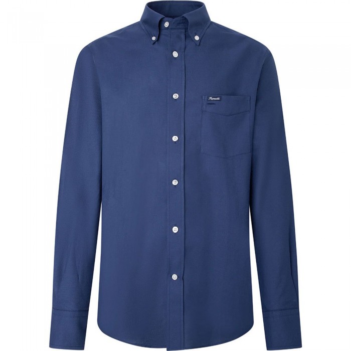 [해외]FA?ONNABLE 긴 소매 셔츠 Tex Twill 140475031 Marine Blue