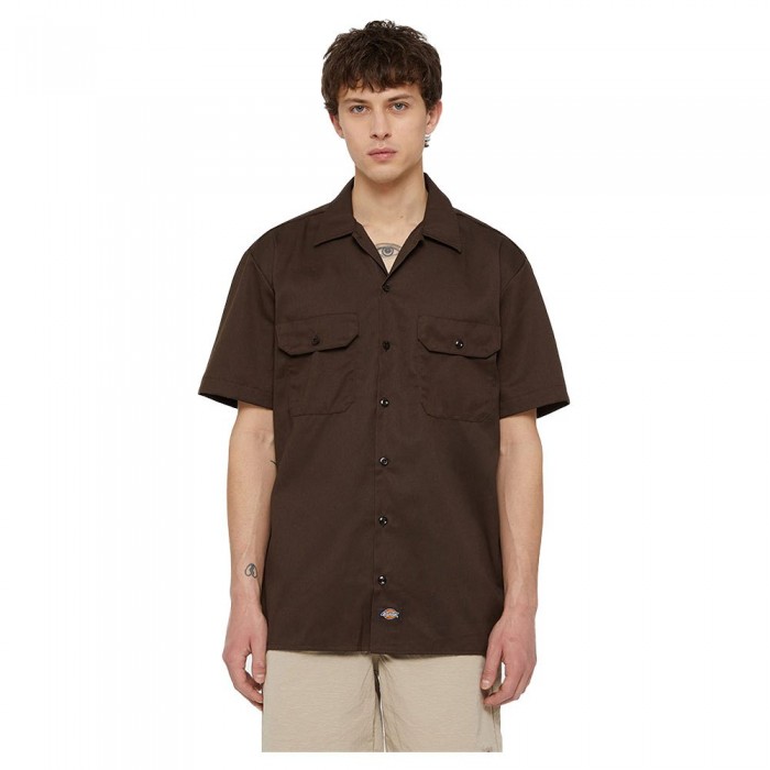 [해외]디키즈 Work Recycled 반팔 셔츠 140581571 Dark Brown