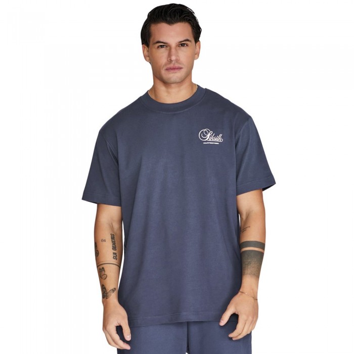 [해외]SIKSILK 반소매 티셔츠 Graphic 140742647 Navy