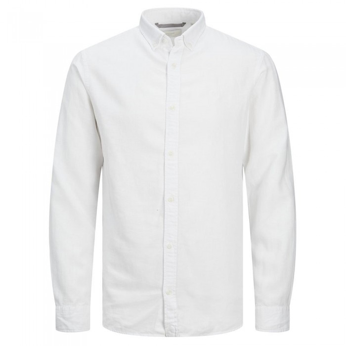 [해외]잭앤존스 긴 소매 셔츠 Maze 라인n 140691207 Bright White / Fit Comfort Fit