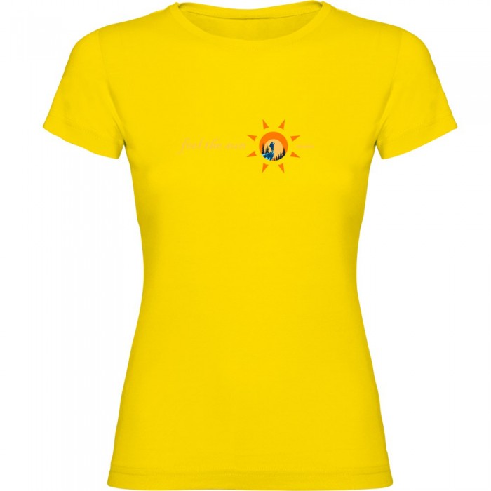 [해외]KRUSKIS Feel The Sun 반팔 티셔츠 4140891290 Yellow