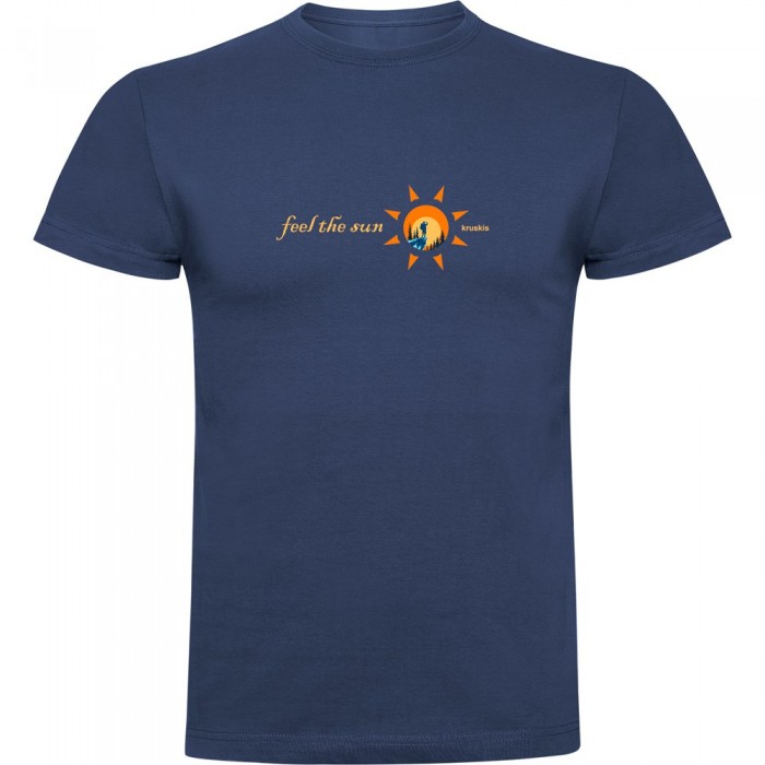 [해외]KRUSKIS Feel The Sun 반팔 티셔츠 4140891278 Denim Blue