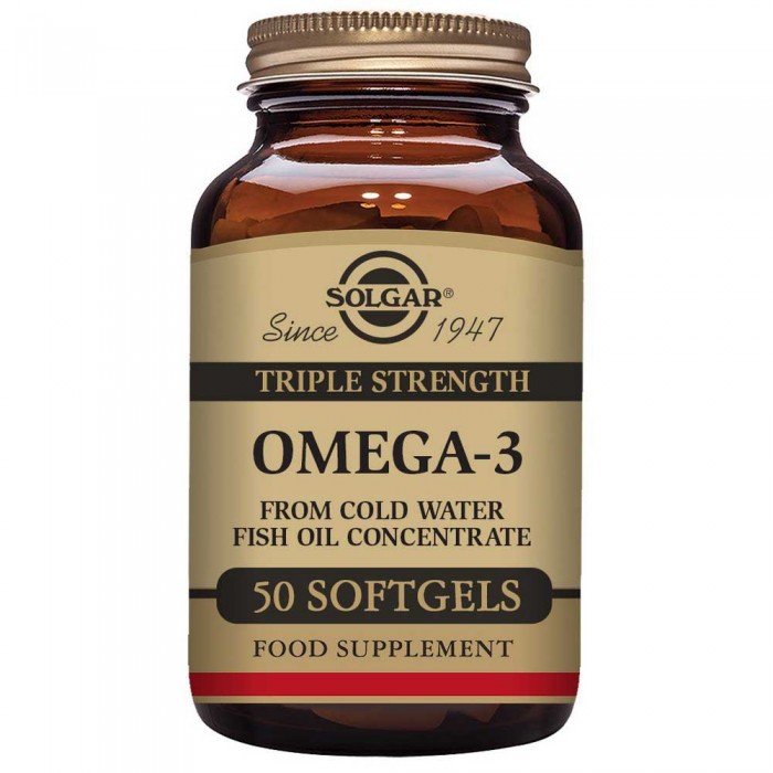 [해외]SOLGAR 힘 Omega-3 Triple 50 소프트젤 6138036209 Brown
