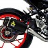 [해외]ARROW Works Nichrom Dark With Carbon End Cap Yamaha MT-09 ´21-23 인증된 머플러 9140449324 Black