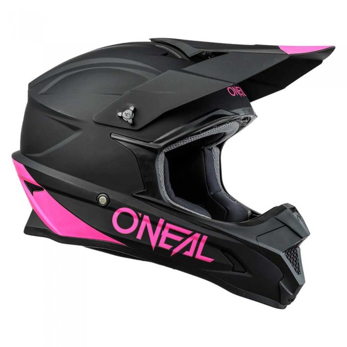 [해외]오닐 청소년 크로스 헬멧 1SRS Solid 9140270121 Black / Pink