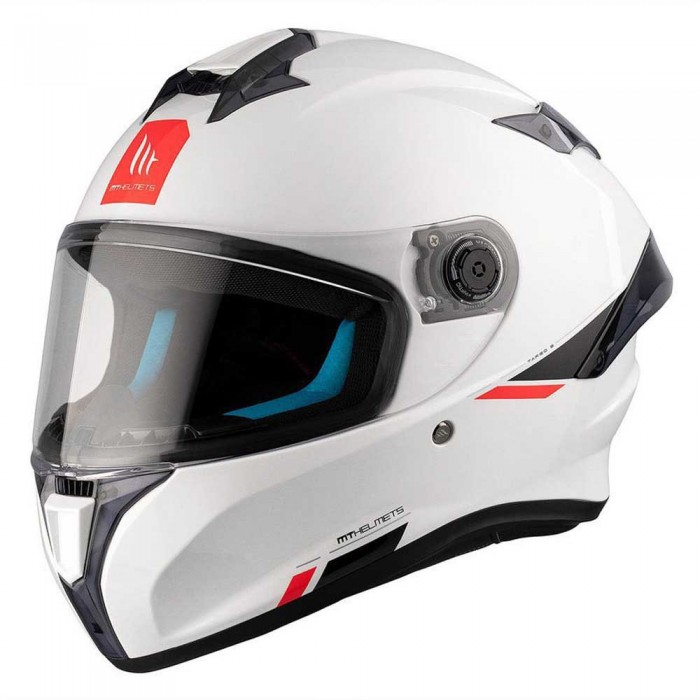 [해외]MT 헬멧s 풀페이스 헬멧 Targo S Solid 9140806166 White