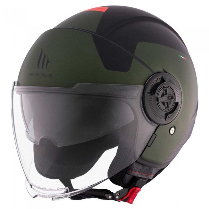 [해외]MT 헬멧s Viale SV Beta 오픈 페이스 헬멧 9140806177 Green