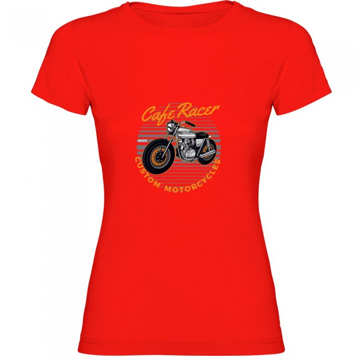 [해외]KRUSKIS Cafe Racer 반팔 티셔츠 9140890935 Red