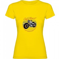 [해외]KRUSKIS 반소매 티셔츠 Cafe Racer 9140890941 Yellow