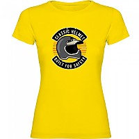 [해외]KRUSKIS 반소매 티셔츠 Classic 헬멧 9140891010 Yellow
