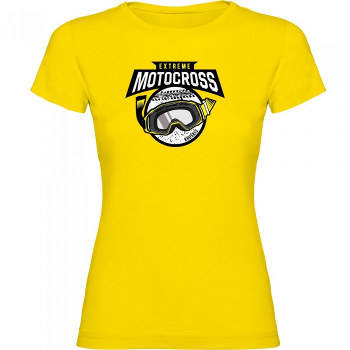 [해외]KRUSKIS Extreme Motocross 반팔 티셔츠 9140891231 Yellow
