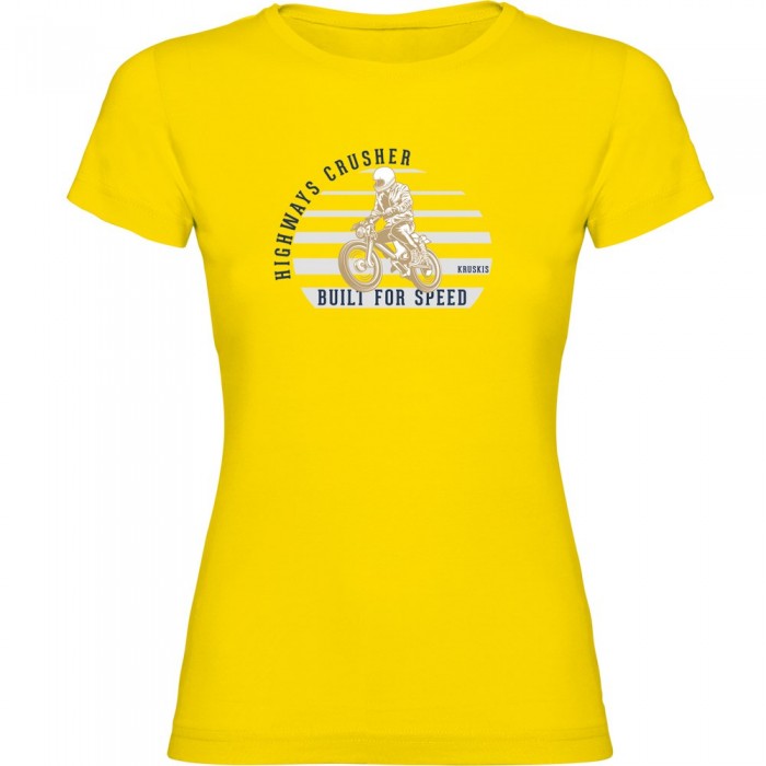 [해외]KRUSKIS Highways Crusher 반팔 티셔츠 9140891463 Yellow