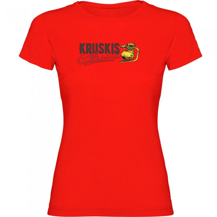 [해외]KRUSKIS 로고 Classic 반팔 티셔츠 9140891603 Red