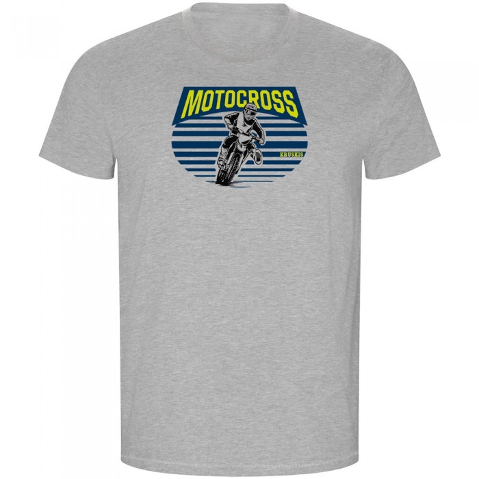 [해외]KRUSKIS Motocross Racer ECO 반팔 티셔츠 9140891648 Heather Grey