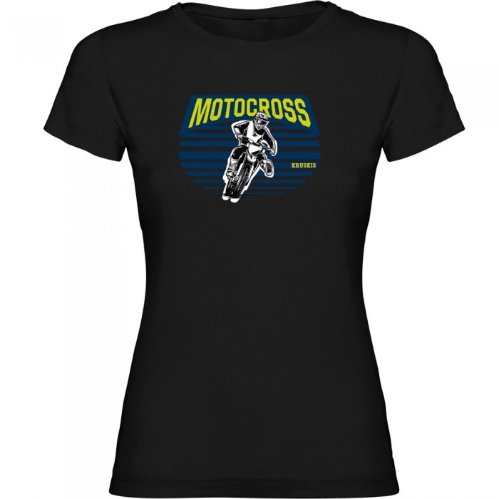[해외]KRUSKIS Motocross Racer 반팔 티셔츠 9140891651 Black