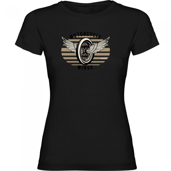 [해외]KRUSKIS Motorcycle Wings 반팔 티셔츠 9140891709 Black