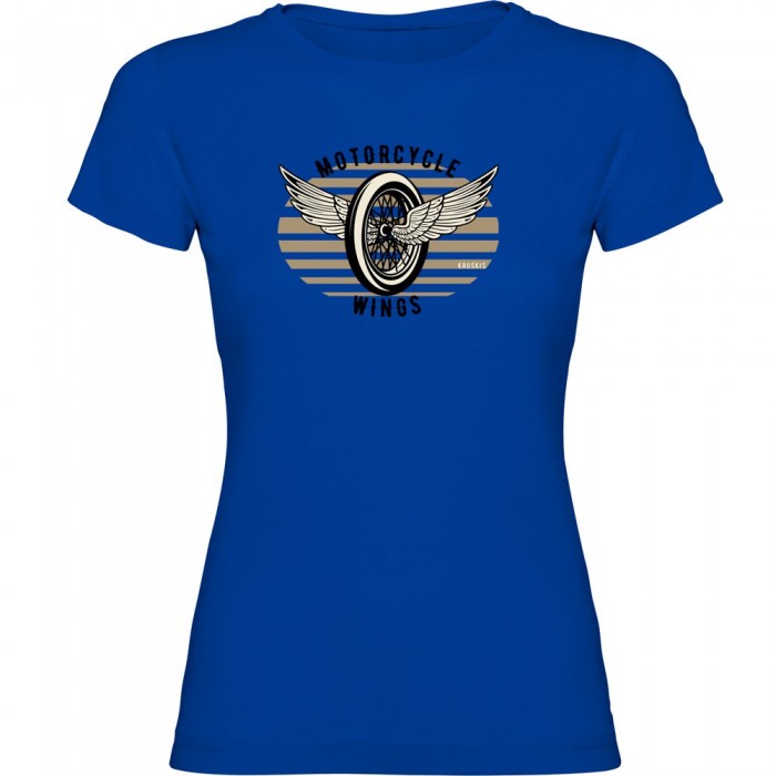 [해외]KRUSKIS Motorcycle Wings 반팔 티셔츠 9140891720 Royal Blue