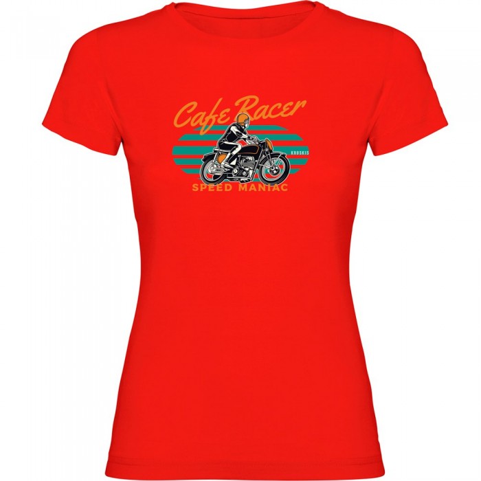 [해외]KRUSKIS Racer Maniac 반팔 티셔츠 9140891951 Red