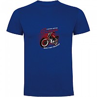 [해외]KRUSKIS 반소매 티셔츠 Custom Motor 9140891082 Royal Blue