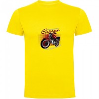 [해외]KRUSKIS 반소매 티셔츠 Custom Motor 9140891086 Yellow